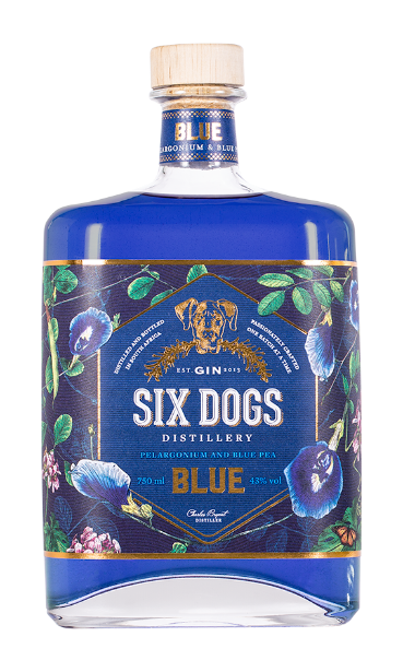 Six Dogs Blue Gin